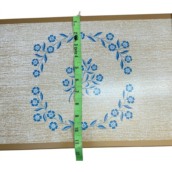 Vintage Warm-O-Tray Electric Food Warmer With Blue Floral Design By Atlantic Pre - Picture 9 of 14